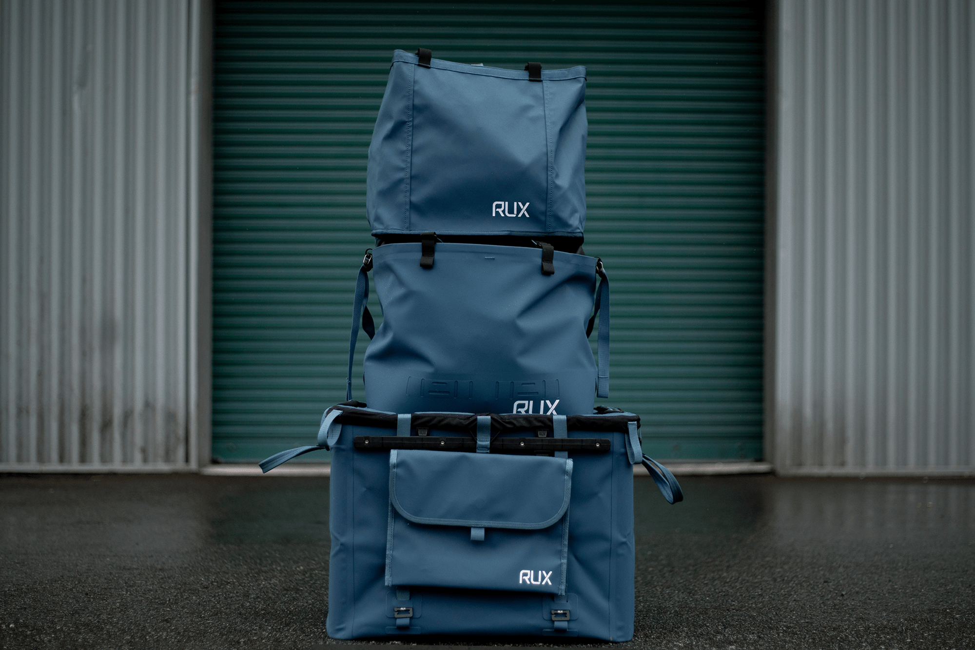 RUX's full Steel Blue product line