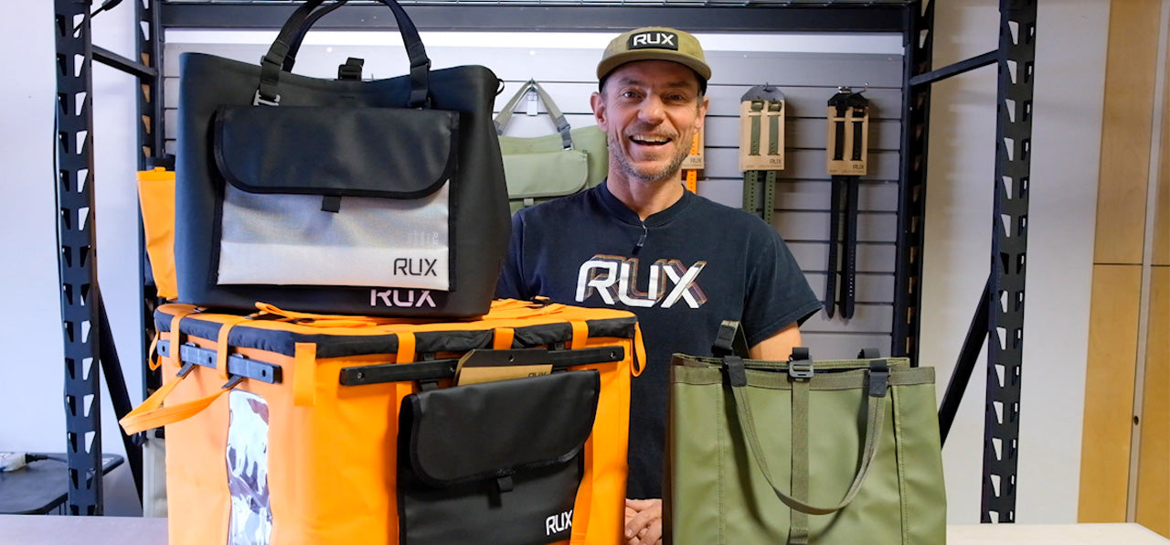 RUX designer showing the RUX gear organization system