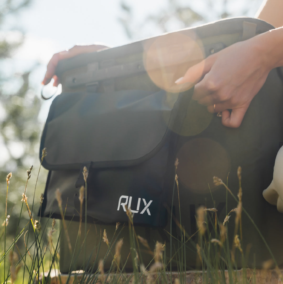 RUX Pocket being added to a RUX 70L