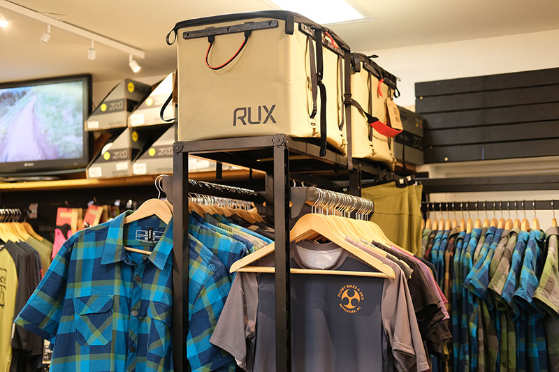 Two RUX 70Ls on a shelf at retail