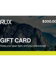 Carte Cadeau RUX
