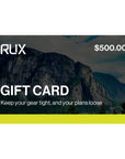 Carte Cadeau RUX