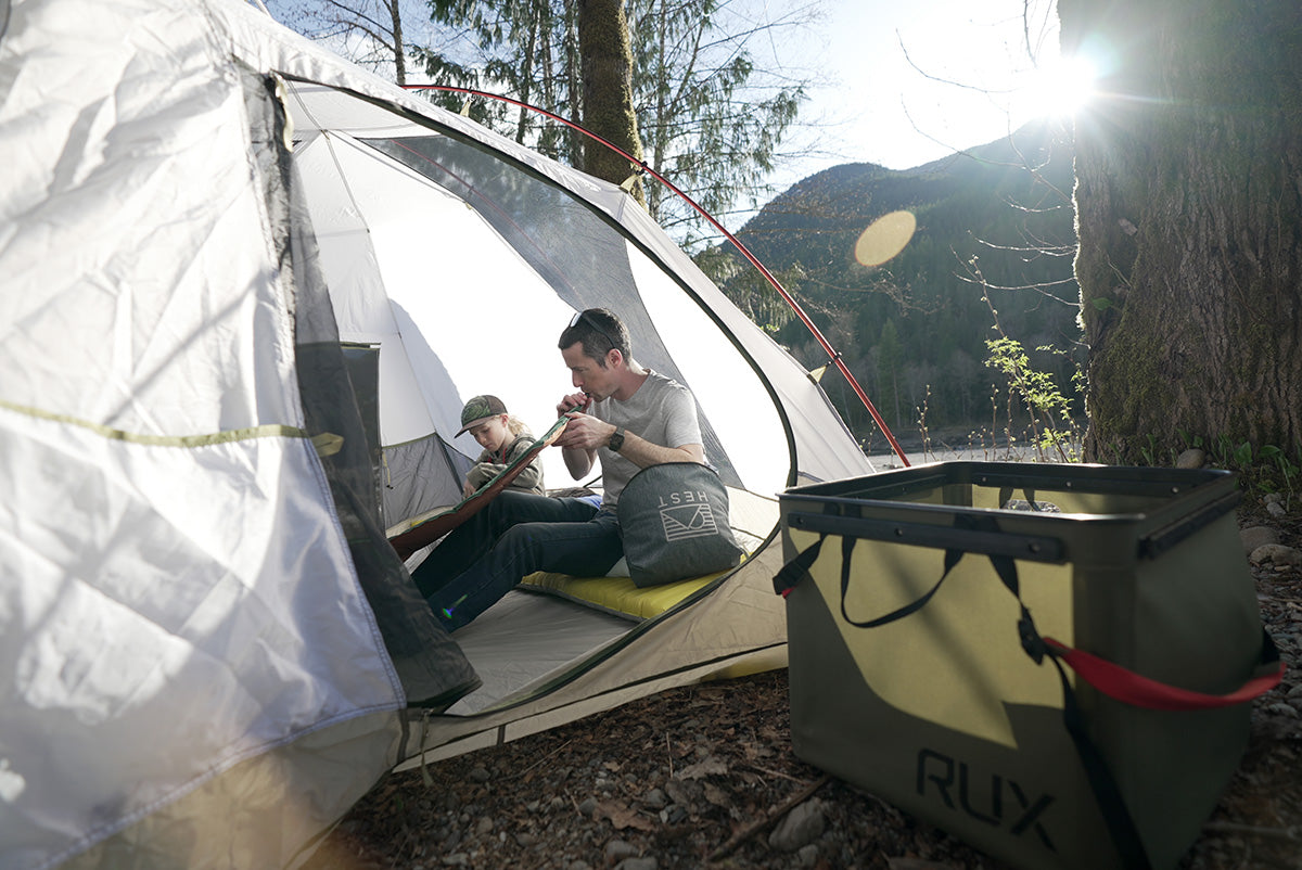 Family Camping With RUX