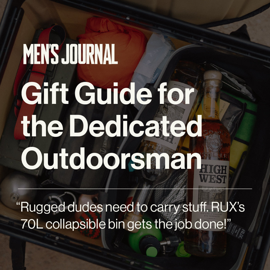 RUX featured in Men's Journal's Gift Guide for the Dedicated Outdoorsman