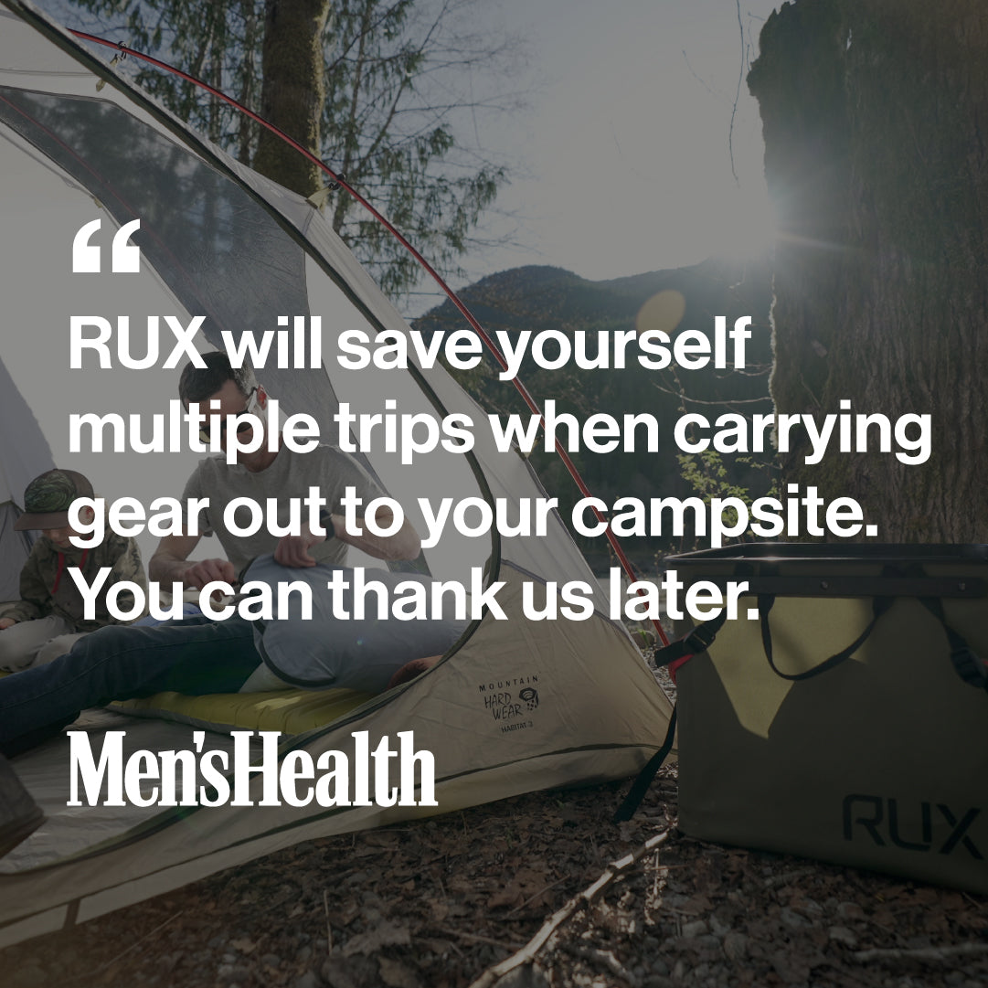 The RUX 70L is featured in Men's Health