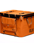 Orange RUX Essentials Bundle. Pocket attached to 70L