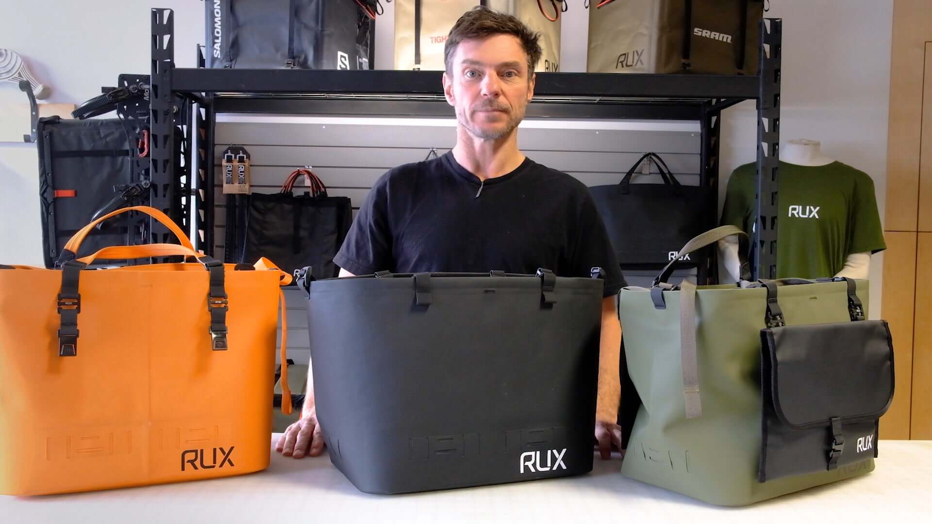 RUX Waterproof Bag: 25L Rolltop Waterproof Gear Tote Bag