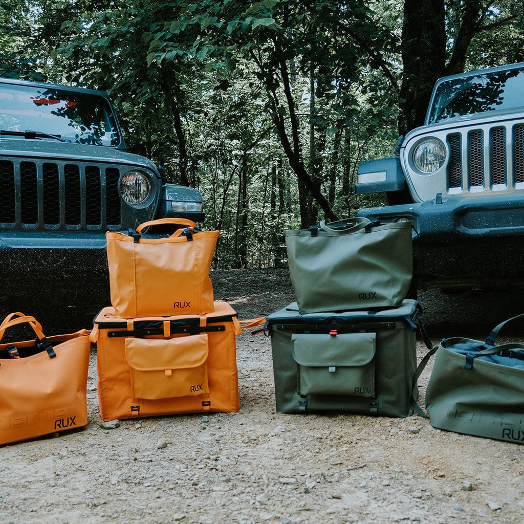 Model Rux RUX: Rugged, weatherproof, and versatile gear management system.