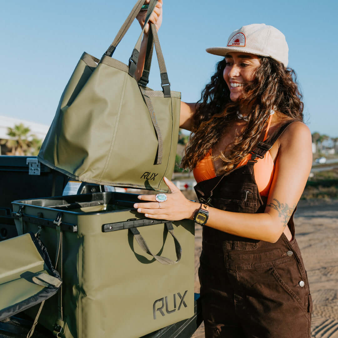 RUX: Rugged, weatherproof, and versatile gear management system.