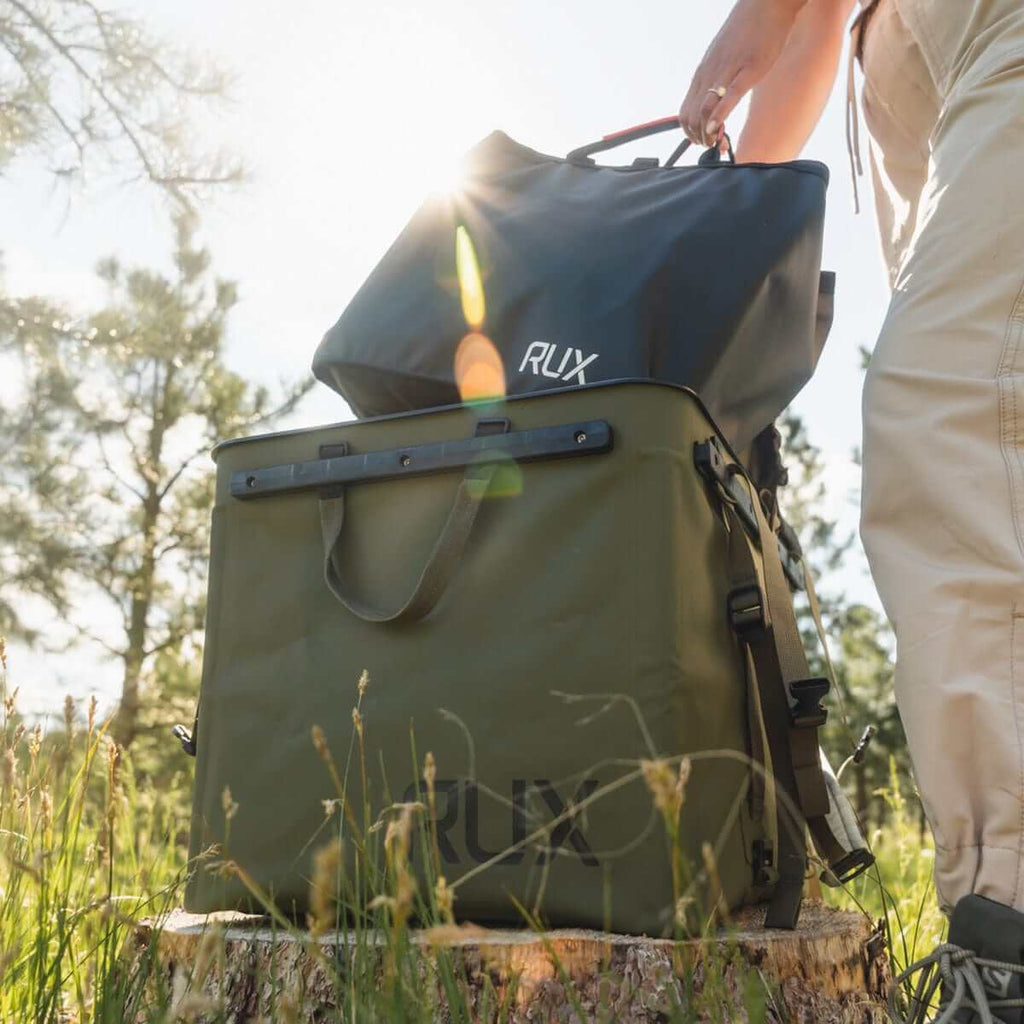 RUX: Rugged, weatherproof, and versatile gear management system.